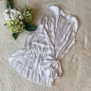 Michael Kors silk wrap tank